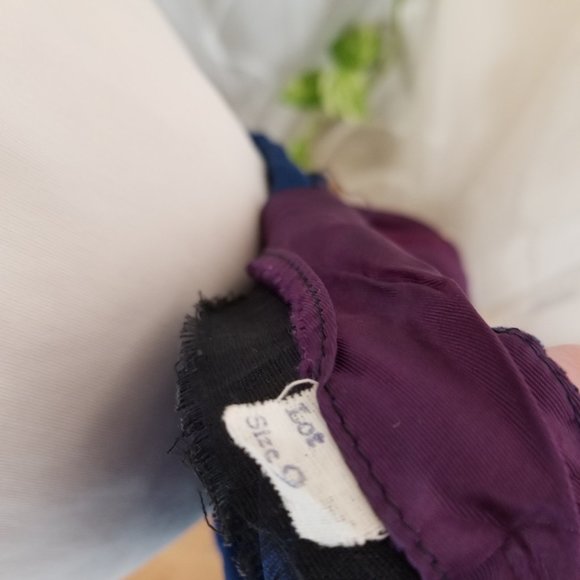 Vintage 1970s velvet dress w lace halter, Vampy backless long retro vntg maxi - Picture 13 of 15